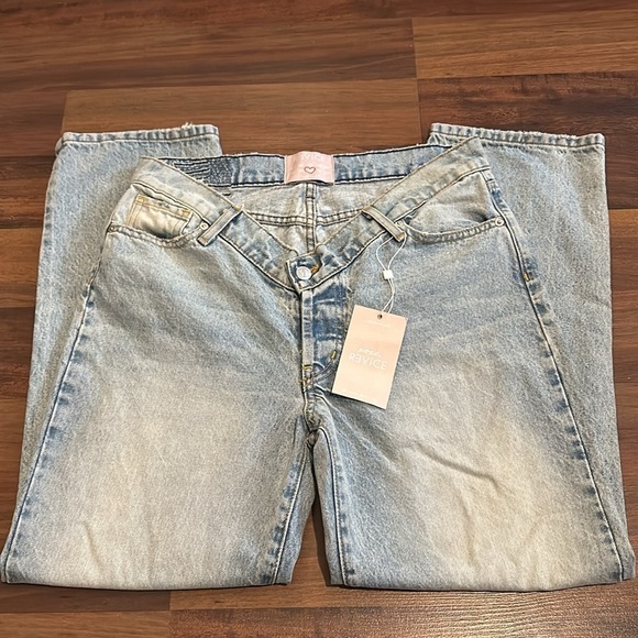 Revice Denim Viper Jeans Size 30 Women’s Crossover Waistline - Picture 9 of 15